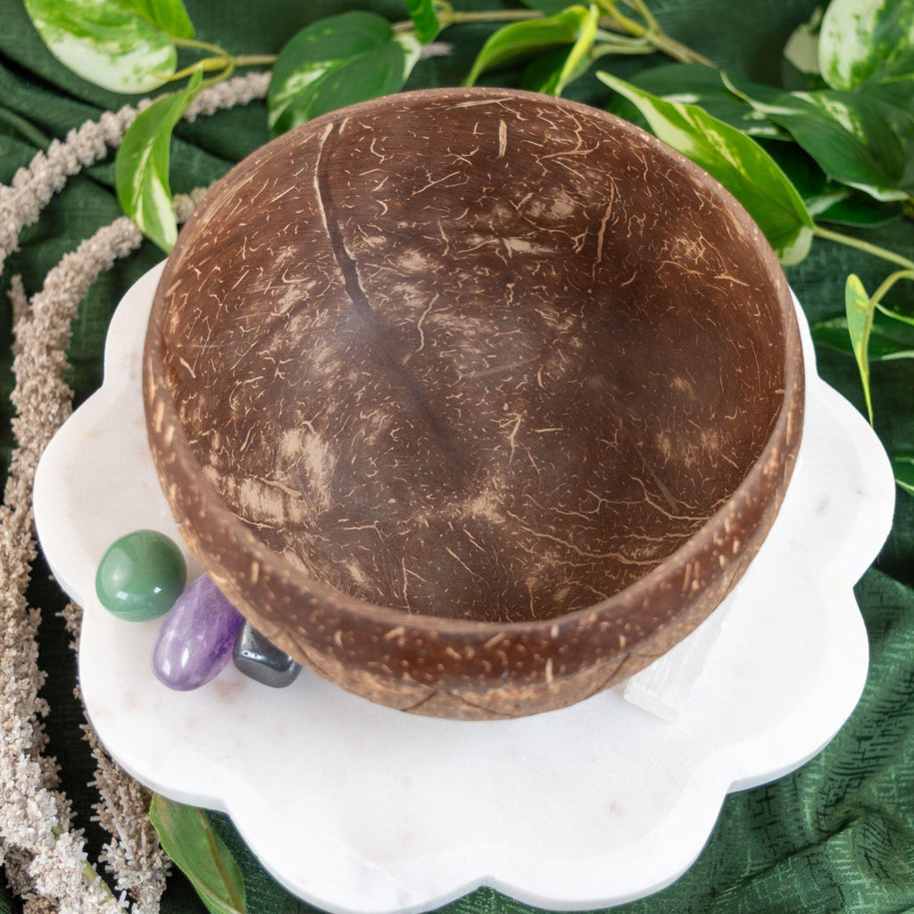 Engraved Coconut Bowl Assorted | | Wiccan Center