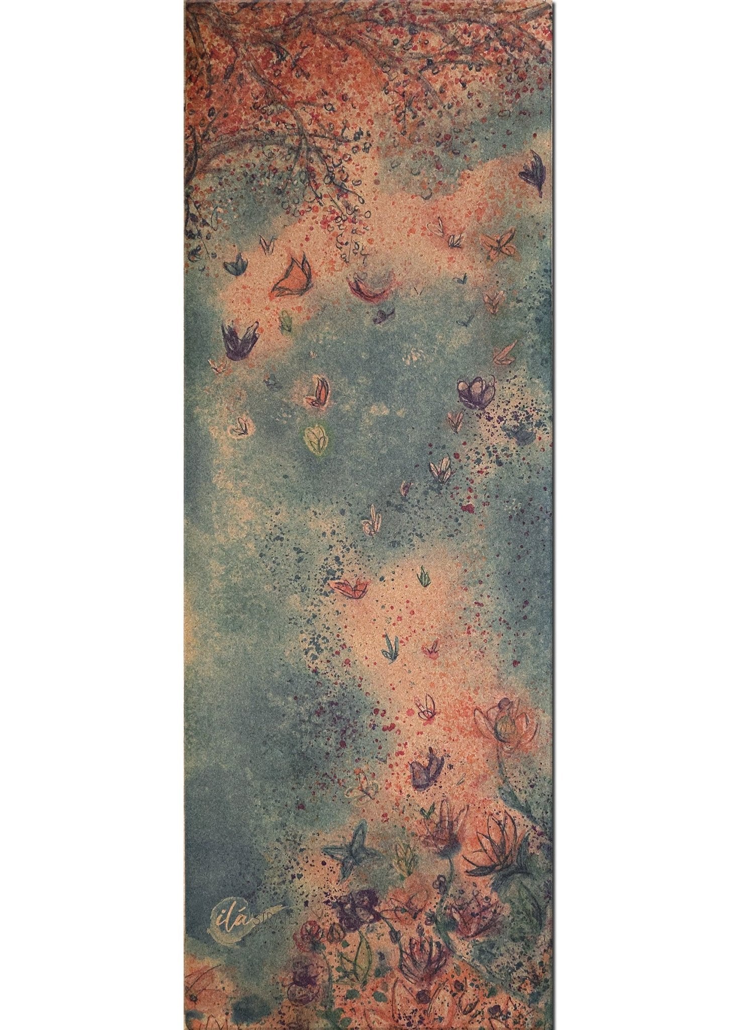Essence of Spring Cork Yoga Mat | Yoga Mat - Printed Cork | Wiccan Center