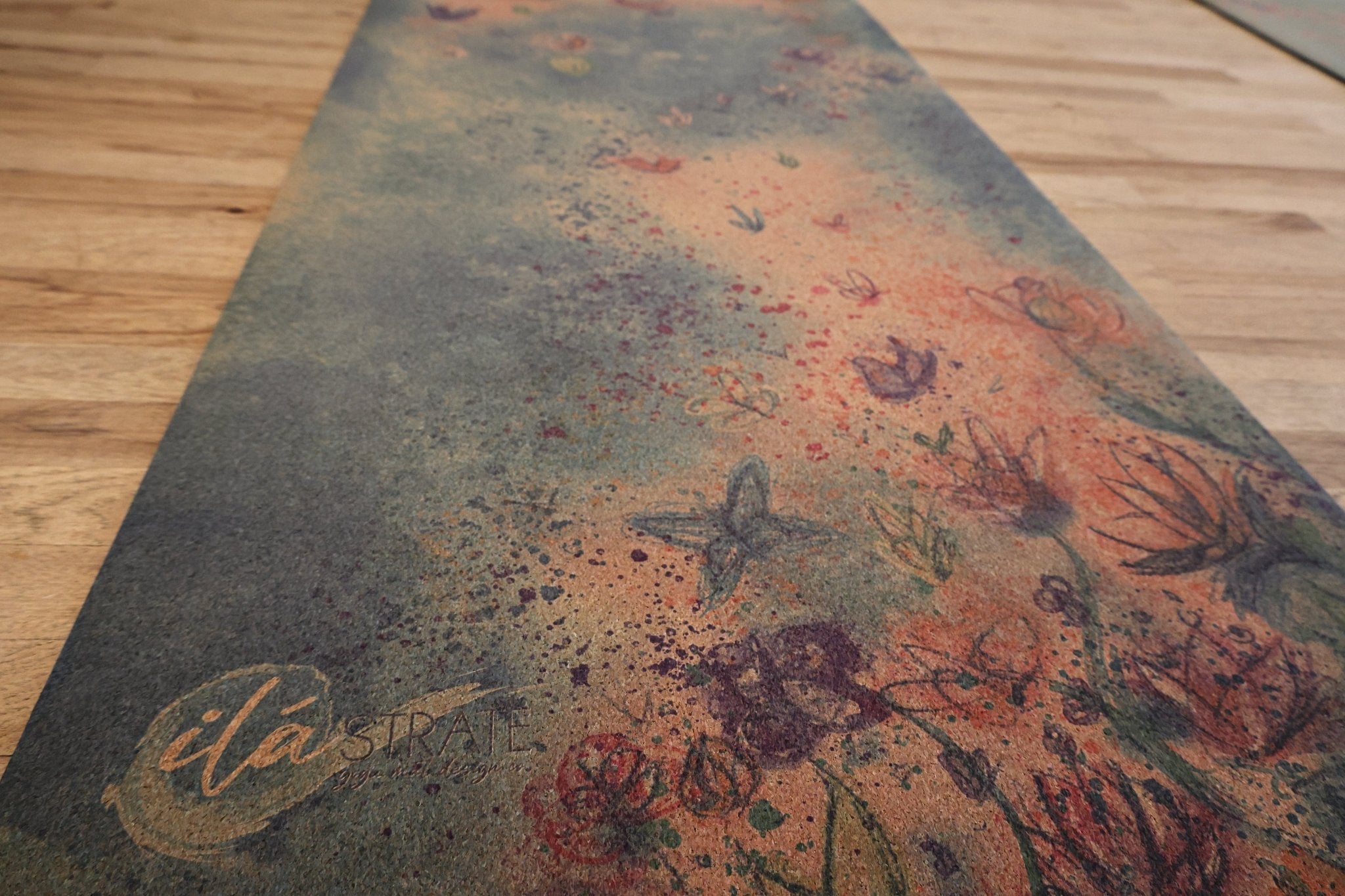 Essence of Spring Cork Yoga Mat | Yoga Mat - Printed Cork | Wiccan Center