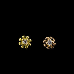 Evie - 14KT Gold Threadless End | Body Jewelry | Wiccan Center