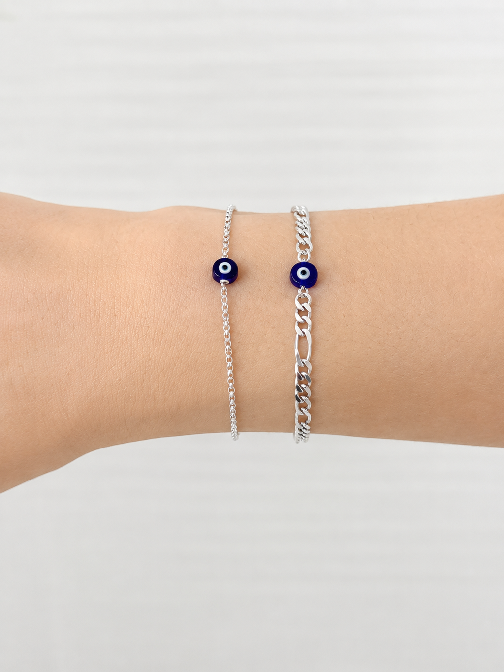 Evil Eye Bracelet w Swarovski Clasp