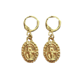 Goddess Gold Coin Earrings