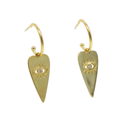 The Eye of Spades Earrings | Earrings | Wiccan Center