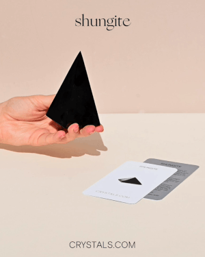 Shungite Pyramid Tall | Pyramid | Wiccan Center