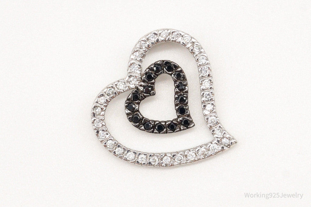 Designer Ross Simons Cubic Zirconia Black Onyx Sterling Silver Pendant | Jewelry > Necklaces > Pendants | Wiccan Center
