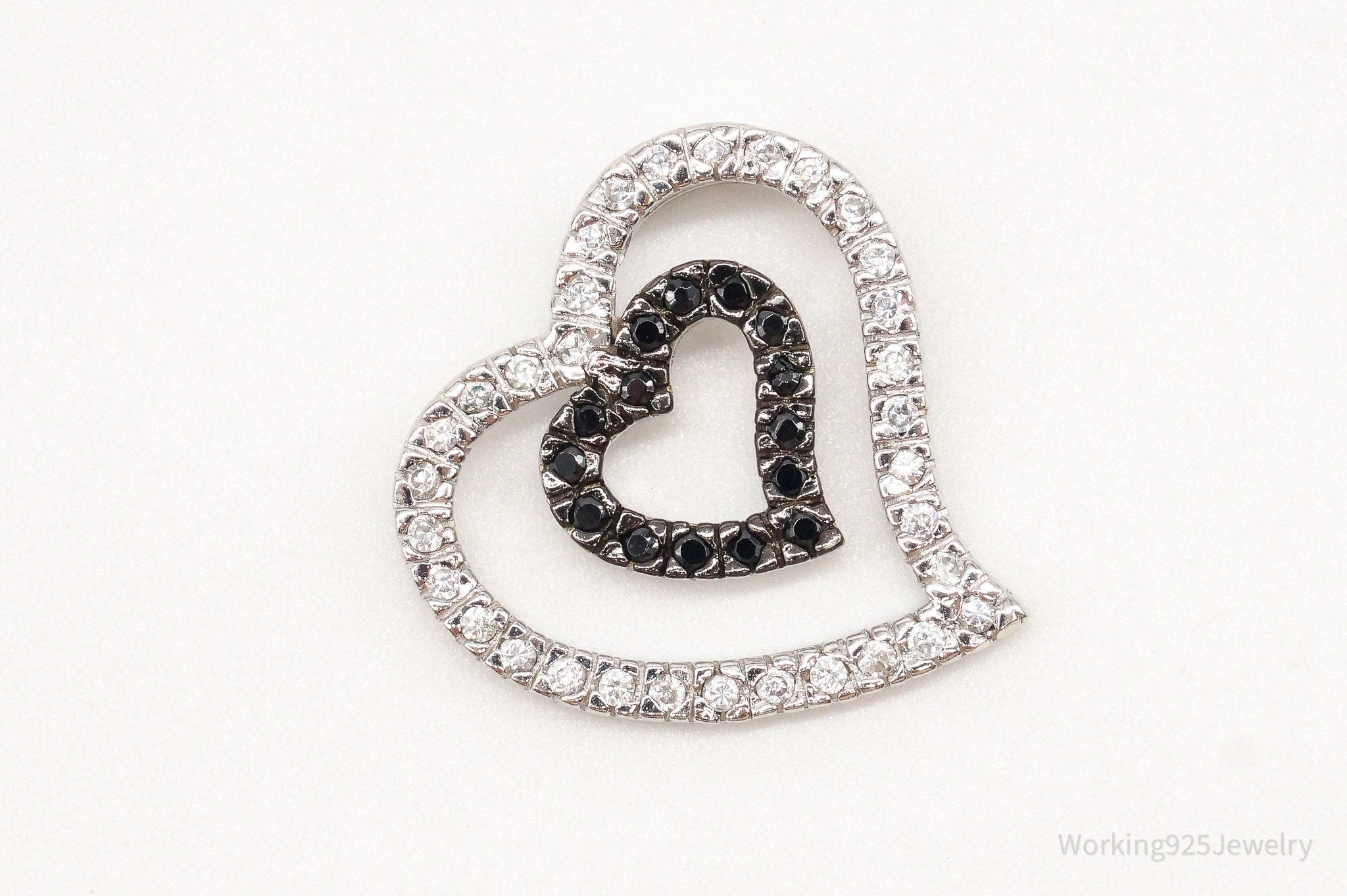 Designer Ross Simons Cubic Zirconia Black Onyx Sterling Silver Pendant | Jewelry > Necklaces > Pendants | Wiccan Center