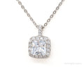 Designer Ryze Cubic Zirconia Sterling Silver Necklace | Jewelry > Necklaces > Pendants | Wiccan Center