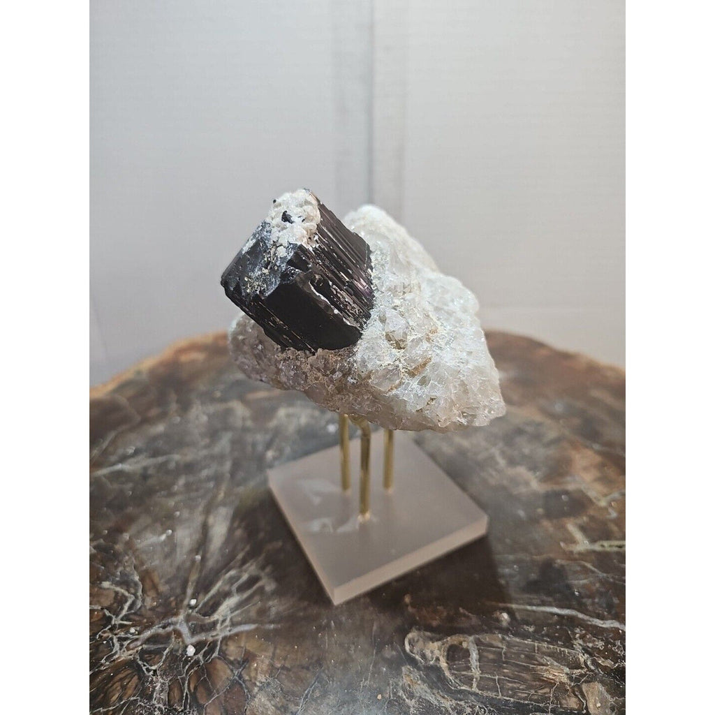 Black Tourmaline Raw Mineral Specimen — 1.11 lbs, Rough Natural Crystal | CrystalCloud Company | Mineral Specimens | Wiccan Center