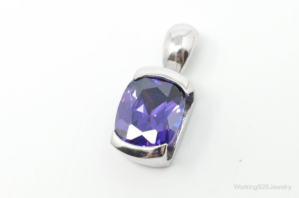 Vintage Amethyst Sterling Silver Necklace Pendant | Jewelry > Necklaces > Pendants | Wiccan Center