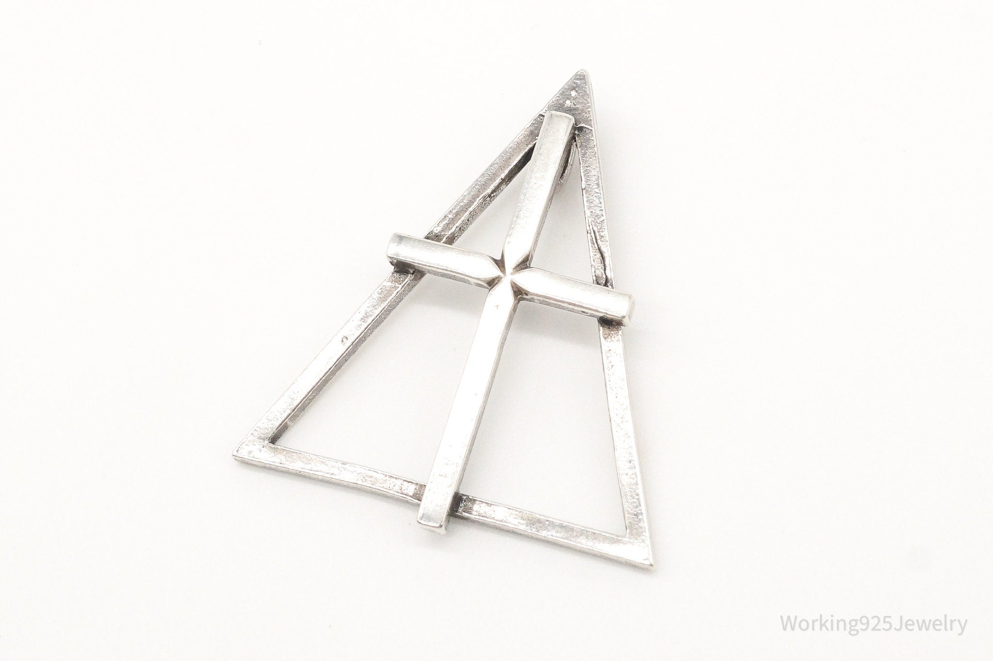 Large Antique Cross Sterling Silver Pendant | Jewelry > Necklaces > Pendants | Wiccan Center