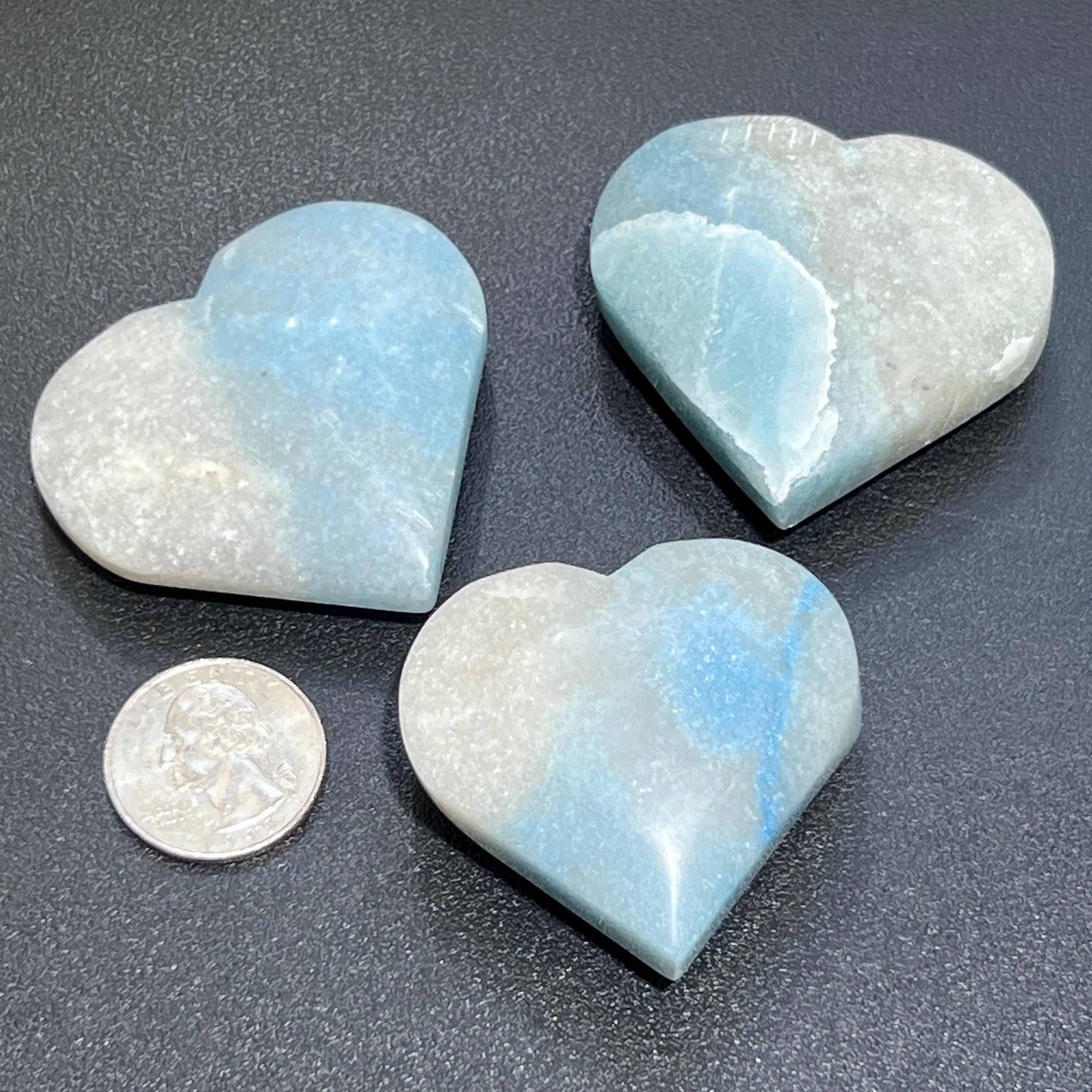 Trolleite Heart Gemstone Decor Carving Supply | Home & Living > Home Decor > Home Accents > Rocks & Geodes | Wiccan Center