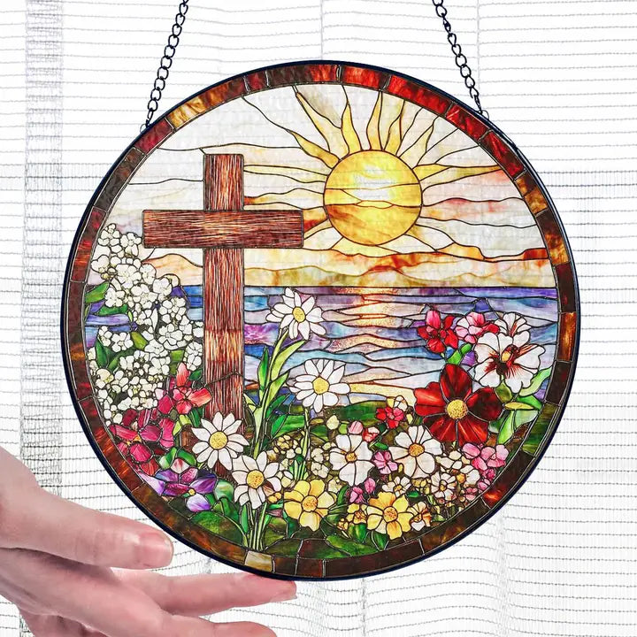Springtime Cross Suncatcher | Gifts | Wiccan Center