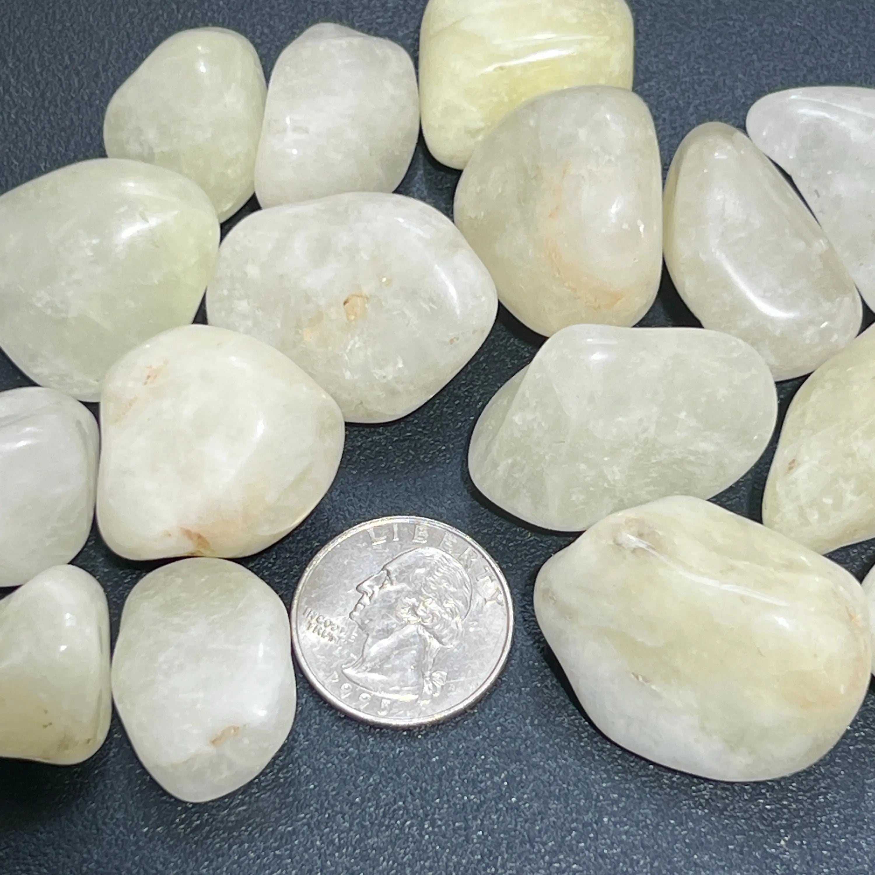 Yellow Quartz Crystal Tumbled Stones (By The Piece or Pound) Wholesale | Home & Living > Home Decor > Home Accents > Rocks & Geodes | Wiccan Center
