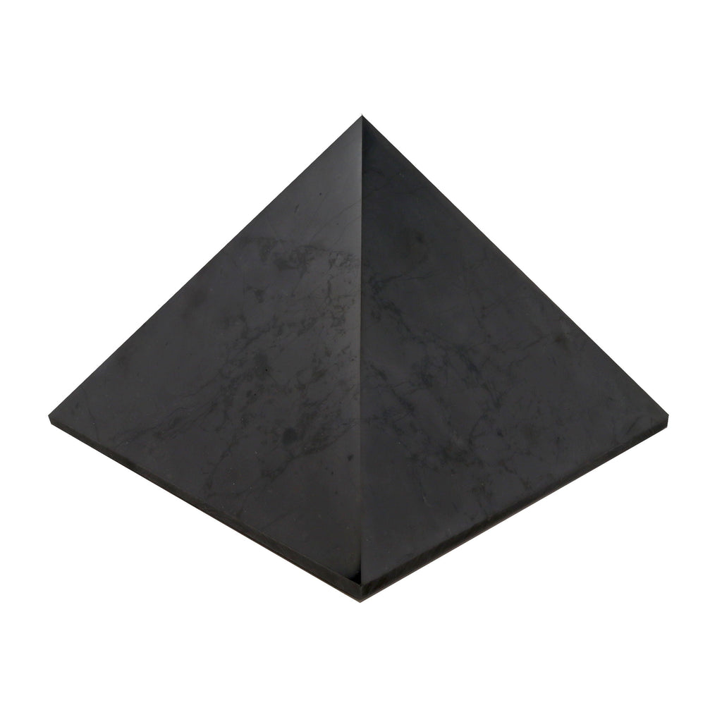 Shungite Pyramid Extra Large 20cm | Crystals & Minerals > Figurines | Wiccan Center