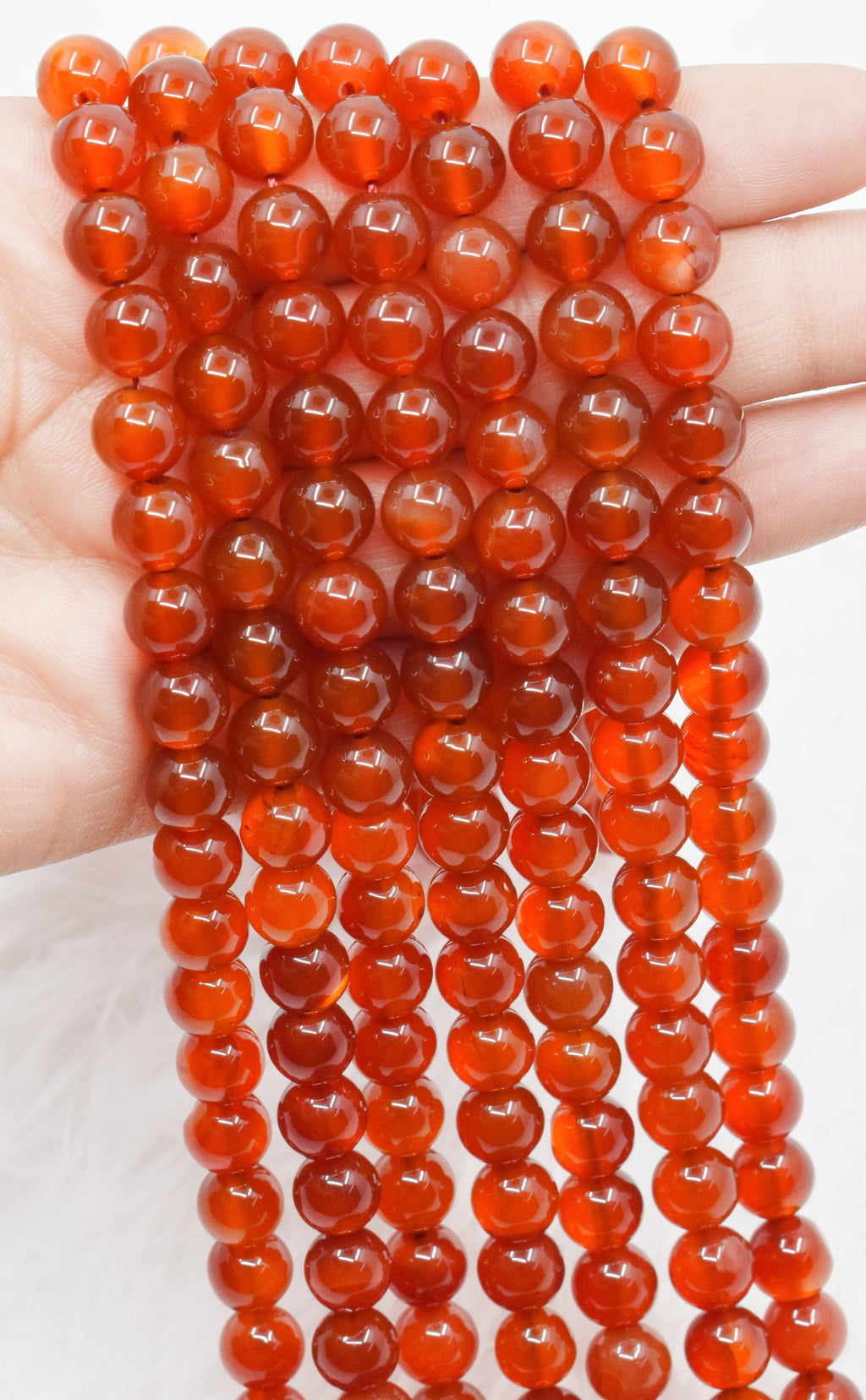Red Onyx Beads, Natural Round Crystal Beads 4mm to 12mm | | Wiccan Center