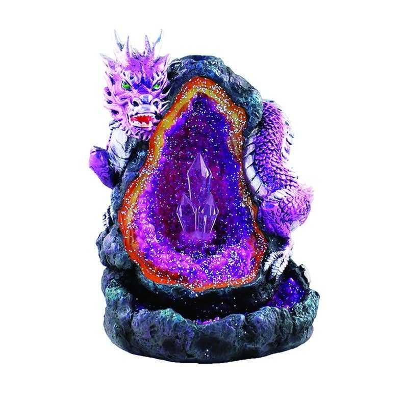 Purple East Dragon Backflow Burner w/ LED (7 in.) | Backflow Burners | Wiccan Center