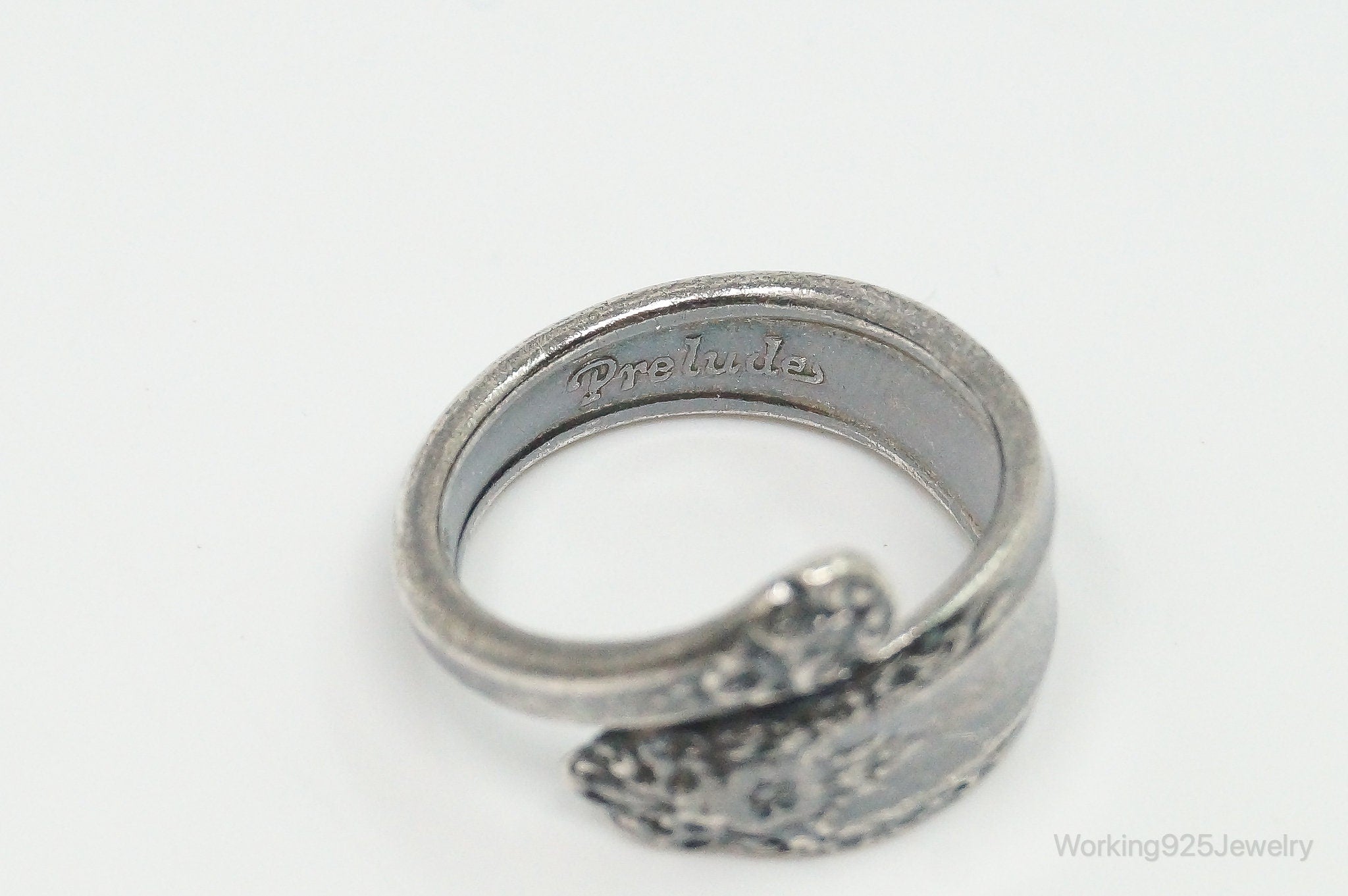 Antique International Sterling "Prelude" Floral Silver Spoon Ring Size 6 | Jewelry > Rings | Wiccan Center