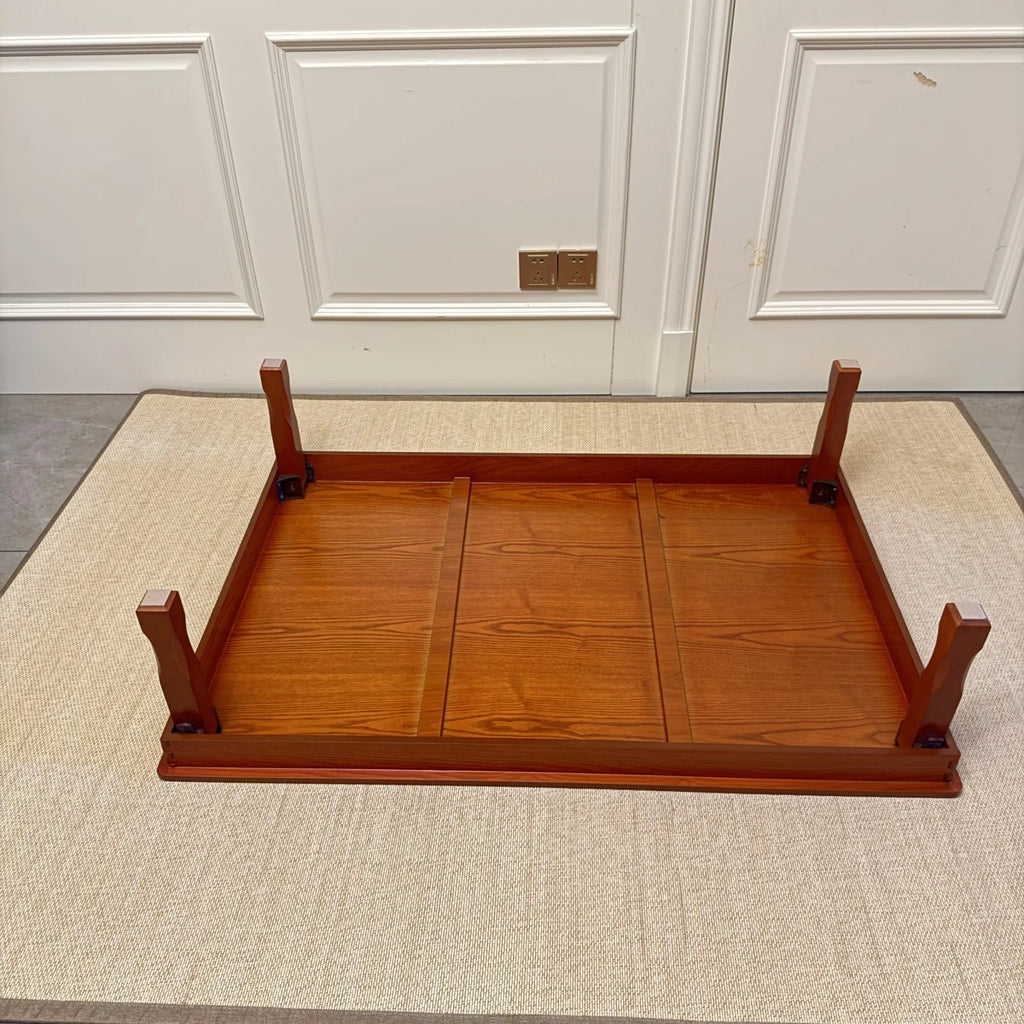 Korean Floor Table with Folding Legs (120 × 80 cm) – Asian Style Low Dining & Work Table