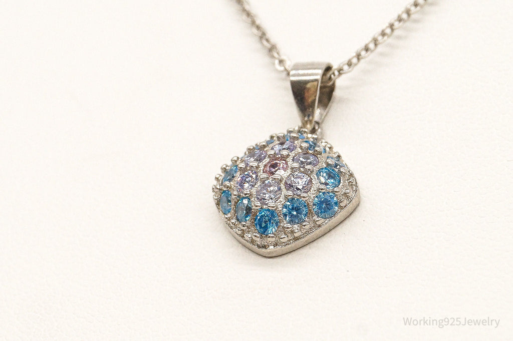 Designer Ryze Cubic Zirconia Sterling Silver Necklace | Jewelry > Necklaces > Pendants | Wiccan Center