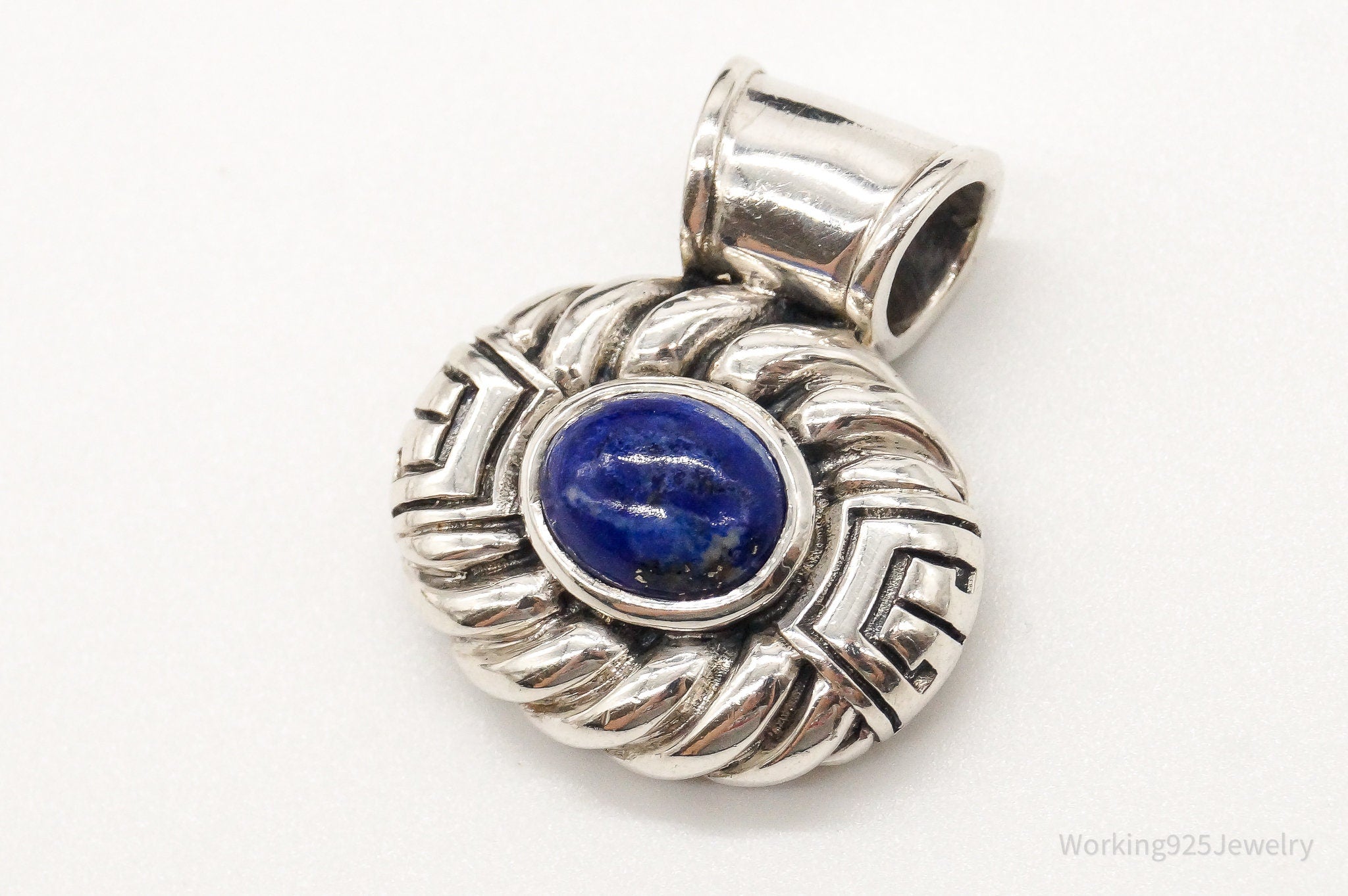 Designer CNA Blue Lapis Lazuli Sterling Silver Pendant | Jewelry > Necklaces > Pendants | Wiccan Center
