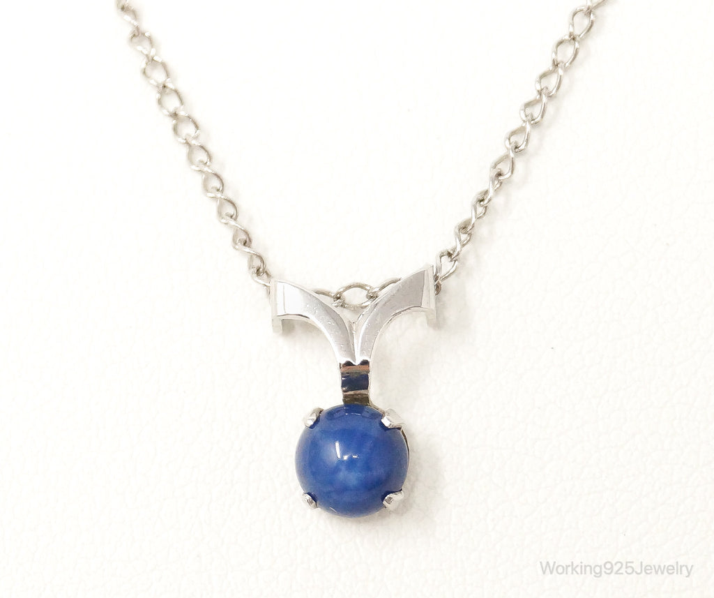 Vintage Star Sapphire Sterling Silver Necklace | Jewelry > Necklaces > Pendants | Wiccan Center