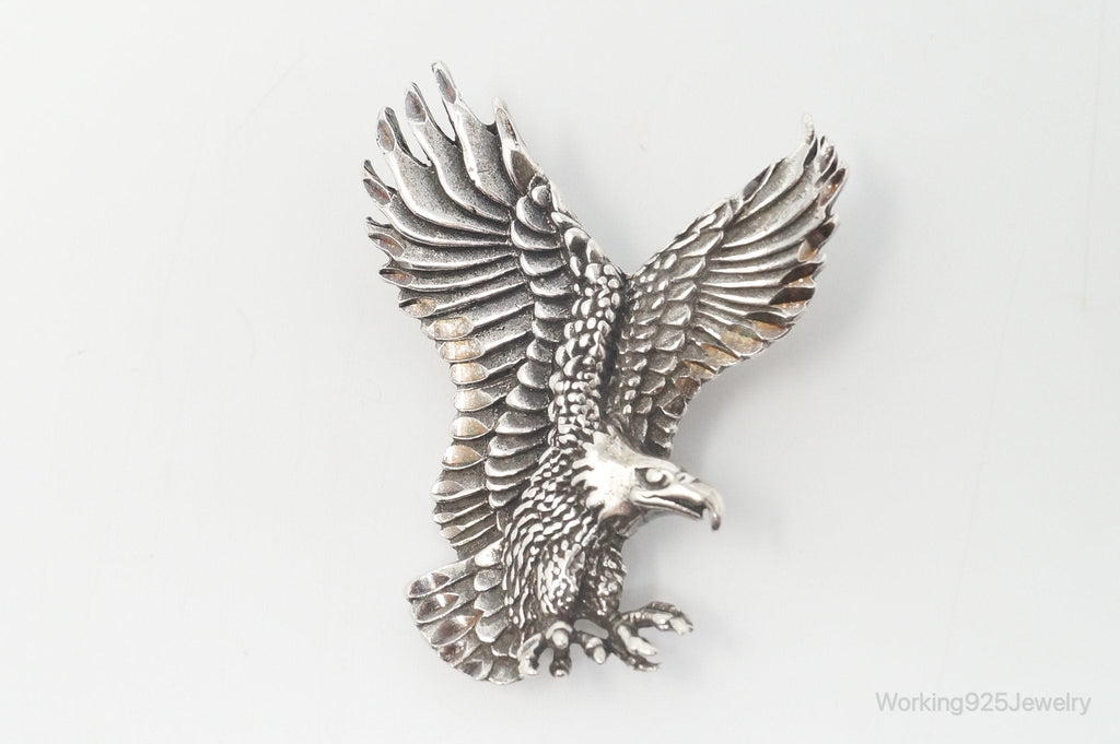 Vintage Native American Shube's Manufacturing Inc Sterling Silver Eagle Pendant | Jewelry > Necklaces > Pendants | Wiccan Center