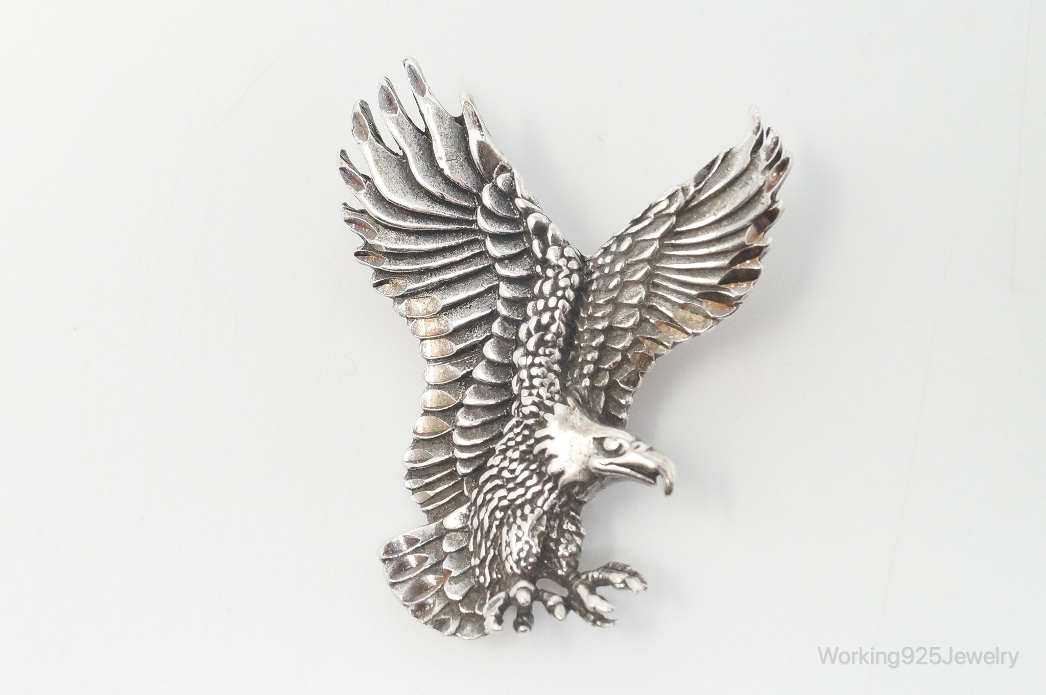 Vintage Native American Shube's Manufacturing Inc Sterling Silver Eagle Pendant | Jewelry > Necklaces > Pendants | Wiccan Center