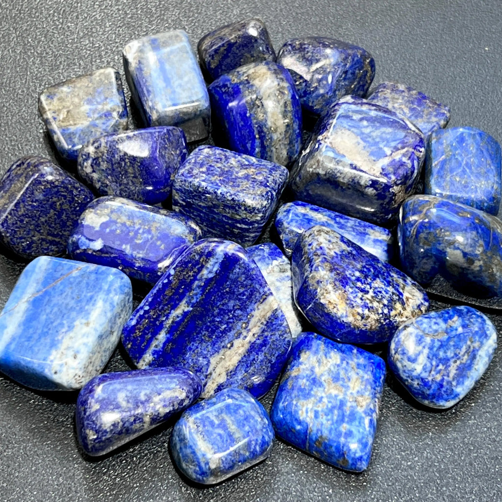 Lapis Lazuli Tumbled Stones (By The Piece or Pound) | Home & Living > Home Decor > Home Accents > Rocks & Geodes | Wiccan Center