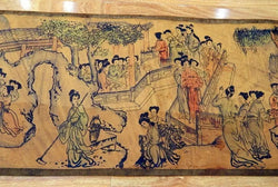Chinese Silk Paper Long Scroll – “100 Beautiful Women” Traditional Wall Art | Scroll Paintings | Wiccan Center