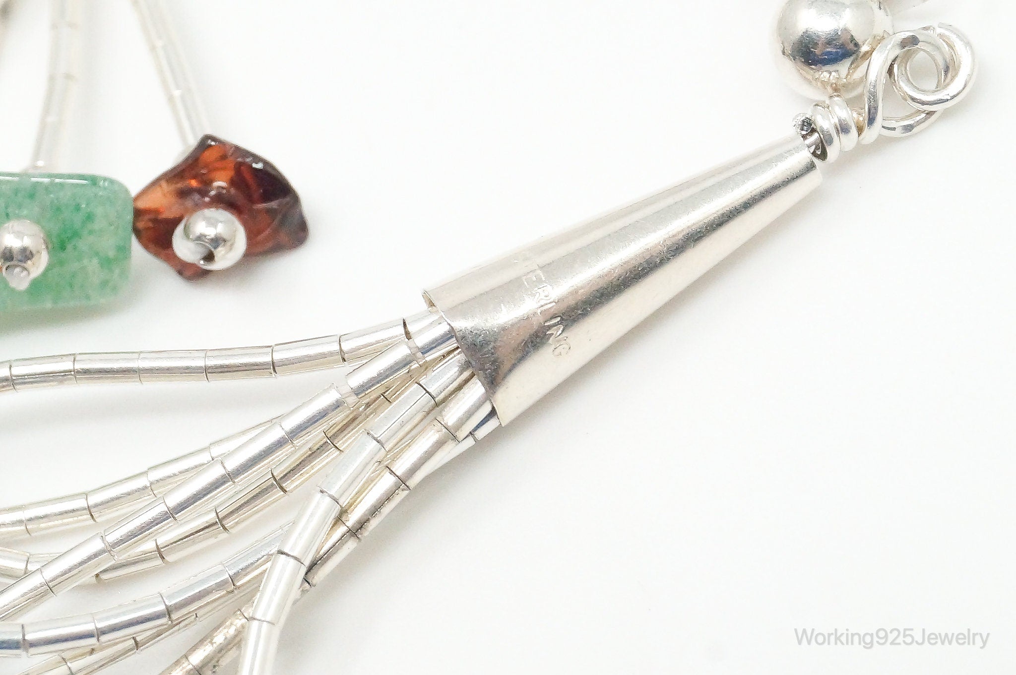 Vintage Designer CJC Multi Gem Sterling Silver Earrings | Jewelry > Earrings | Wiccan Center