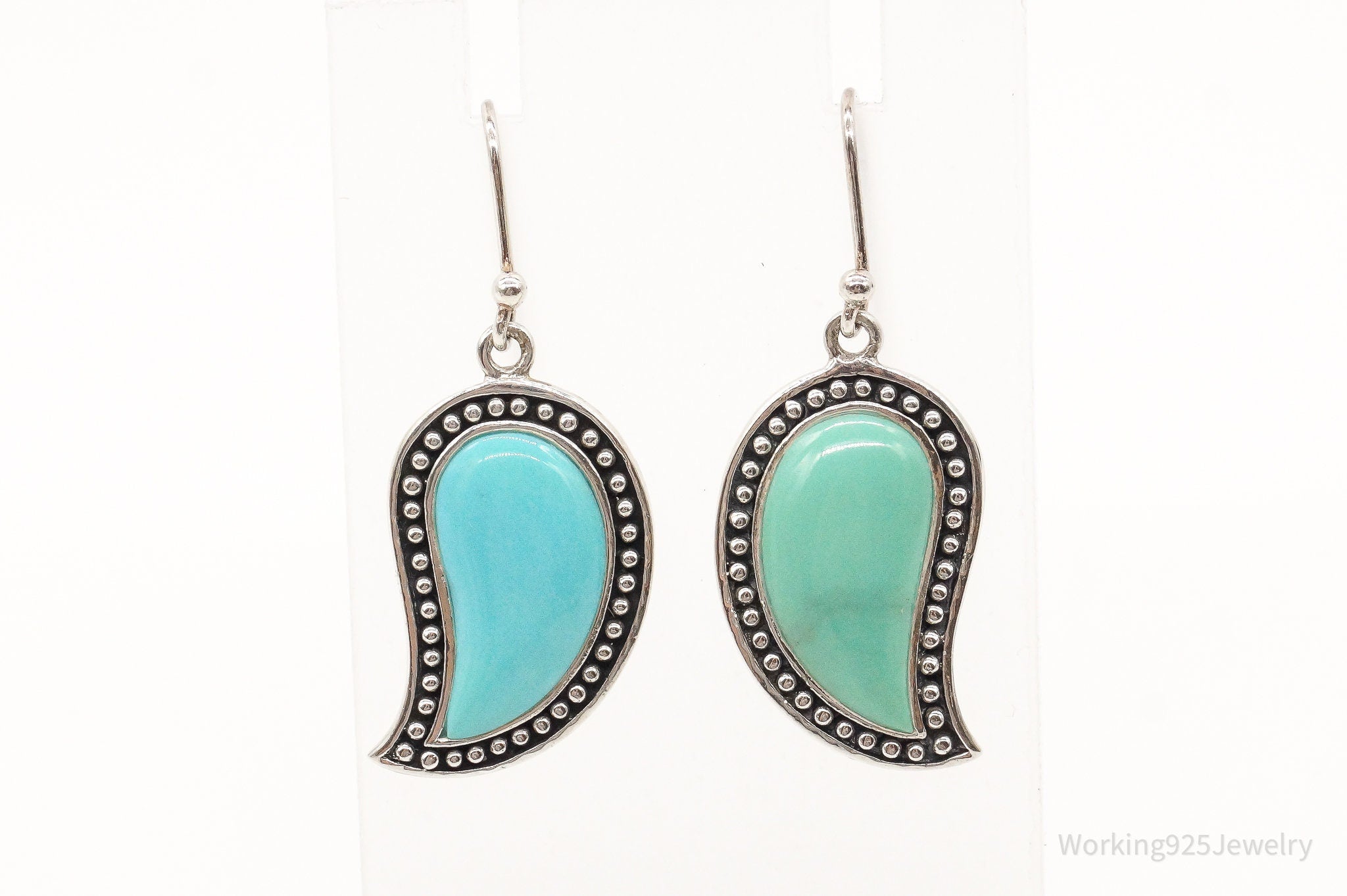 Designer SX Turquoise Sterling Silver Earrings | Jewelry > Earrings | Wiccan Center