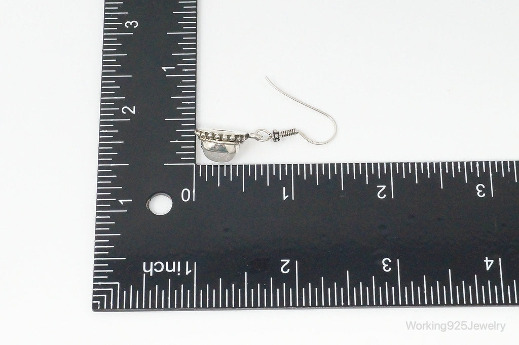 Vintage Moonstone Bali Style Sterling Silver Earrings | Jewelry > Earrings | Wiccan Center