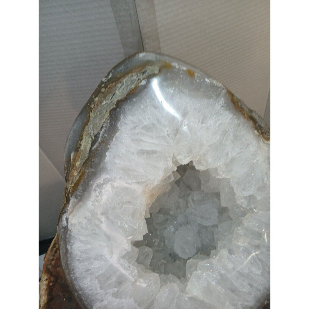 Large Natural Madagascar Agate Geode — 19.3 lbs, Museum-Quality Quartz Specimen | CrystalCloud Company | Geodes & Clusters | Wiccan Center