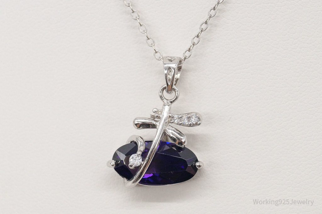 Cubic Zirconia Lab Amethyst Sterling Silver Necklace | Jewelry > Necklaces > Pendants | Wiccan Center