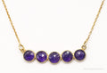 Vintage Amethyst Gold Vermeil Sterling Silver Necklace | Jewelry > Necklaces > Pendants | Wiccan Center