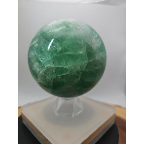 2.84Natural Rainbow Fluorite Quartz Crystal Sphere Ball Polished Healing | Crystal Spheres & Eggs | Wiccan Center