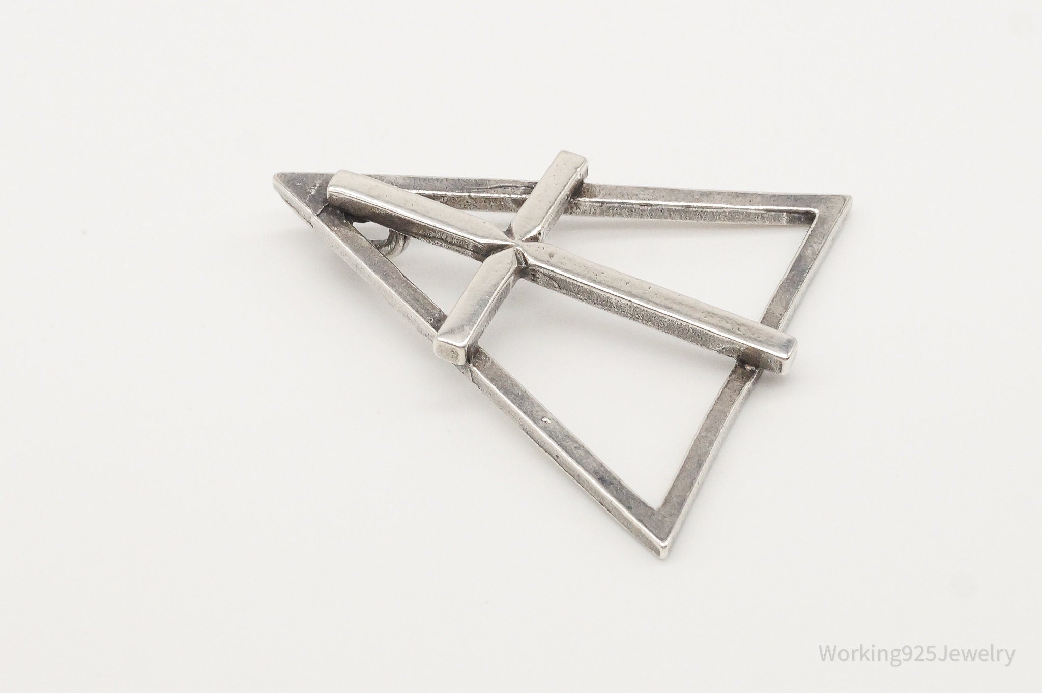 Large Antique Cross Sterling Silver Pendant | Jewelry > Necklaces > Pendants | Wiccan Center