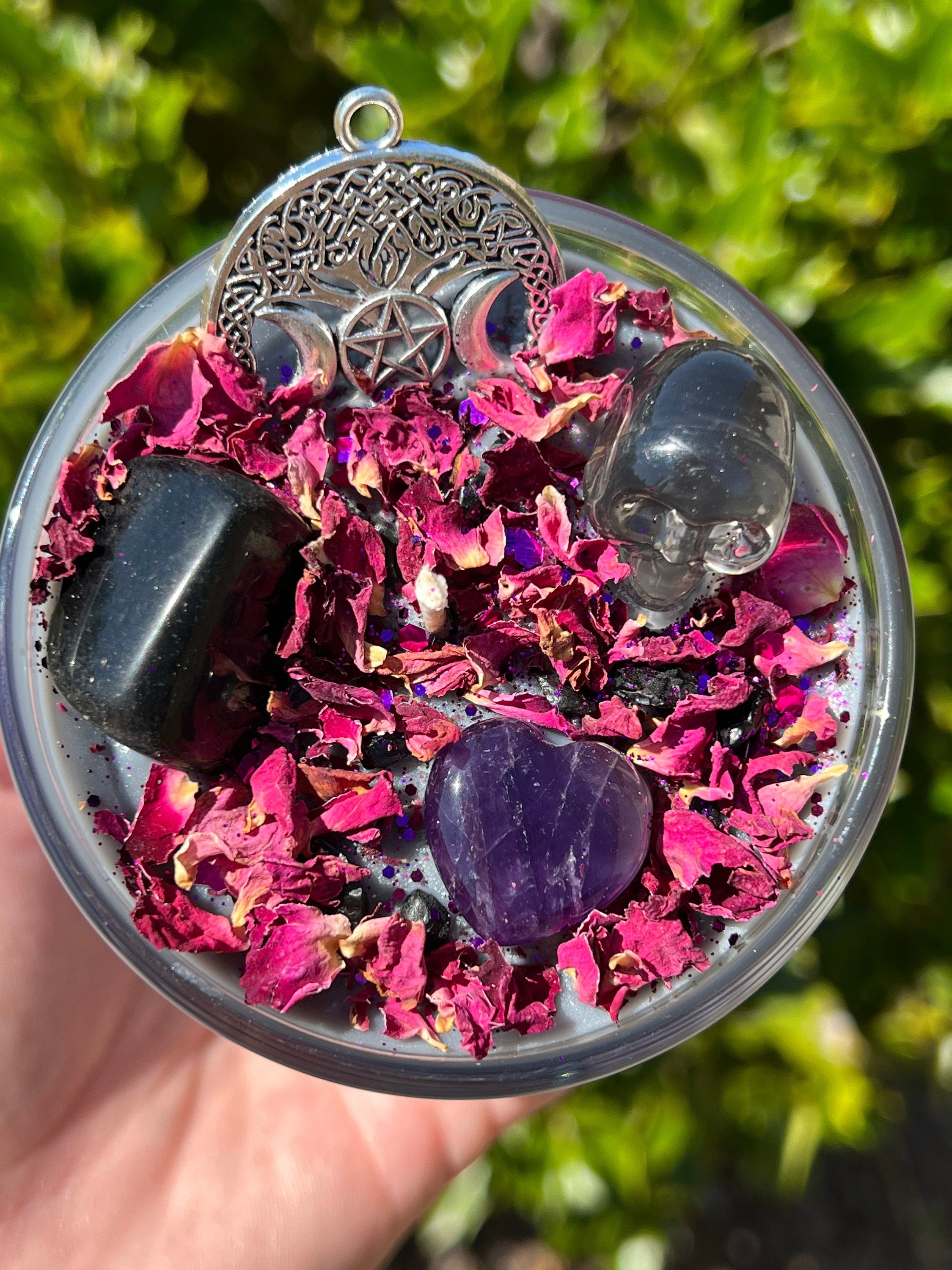 Thinning of the Veil Queen of Underworld Candle Persephone Offering Intention Pagan Witchcraft Magickal Ritual Altar Tool Crystal Deity Gift | | Wiccan Center