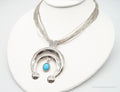 Vintage Western Designer Carolyn Pollack Turquoise Sterling Silver Necklace | Jewelry > Necklaces | Wiccan Center