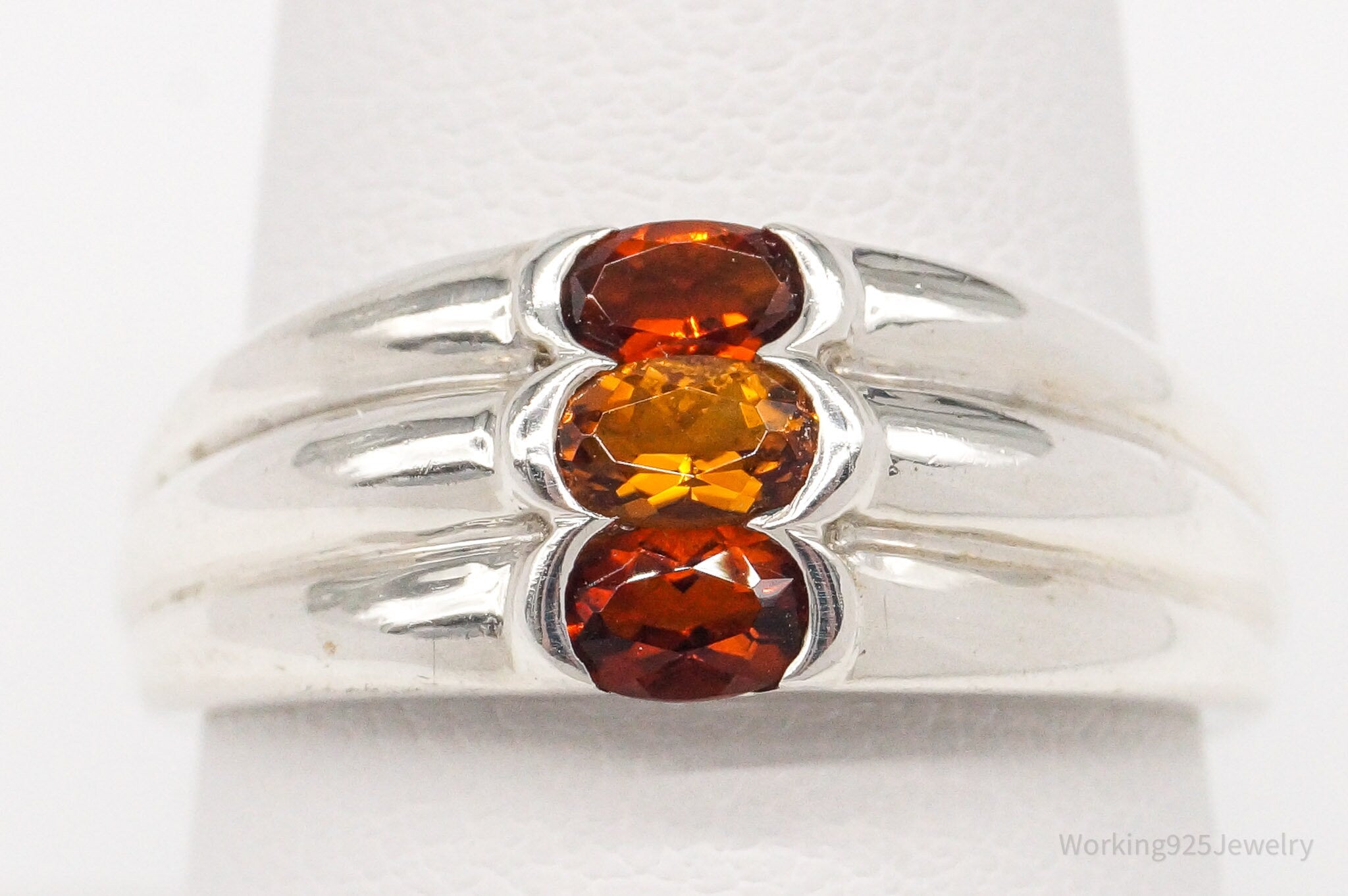 Vintage Citrine Sterling Silver Ring Size 9 | Jewelry > Rings | Wiccan Center
