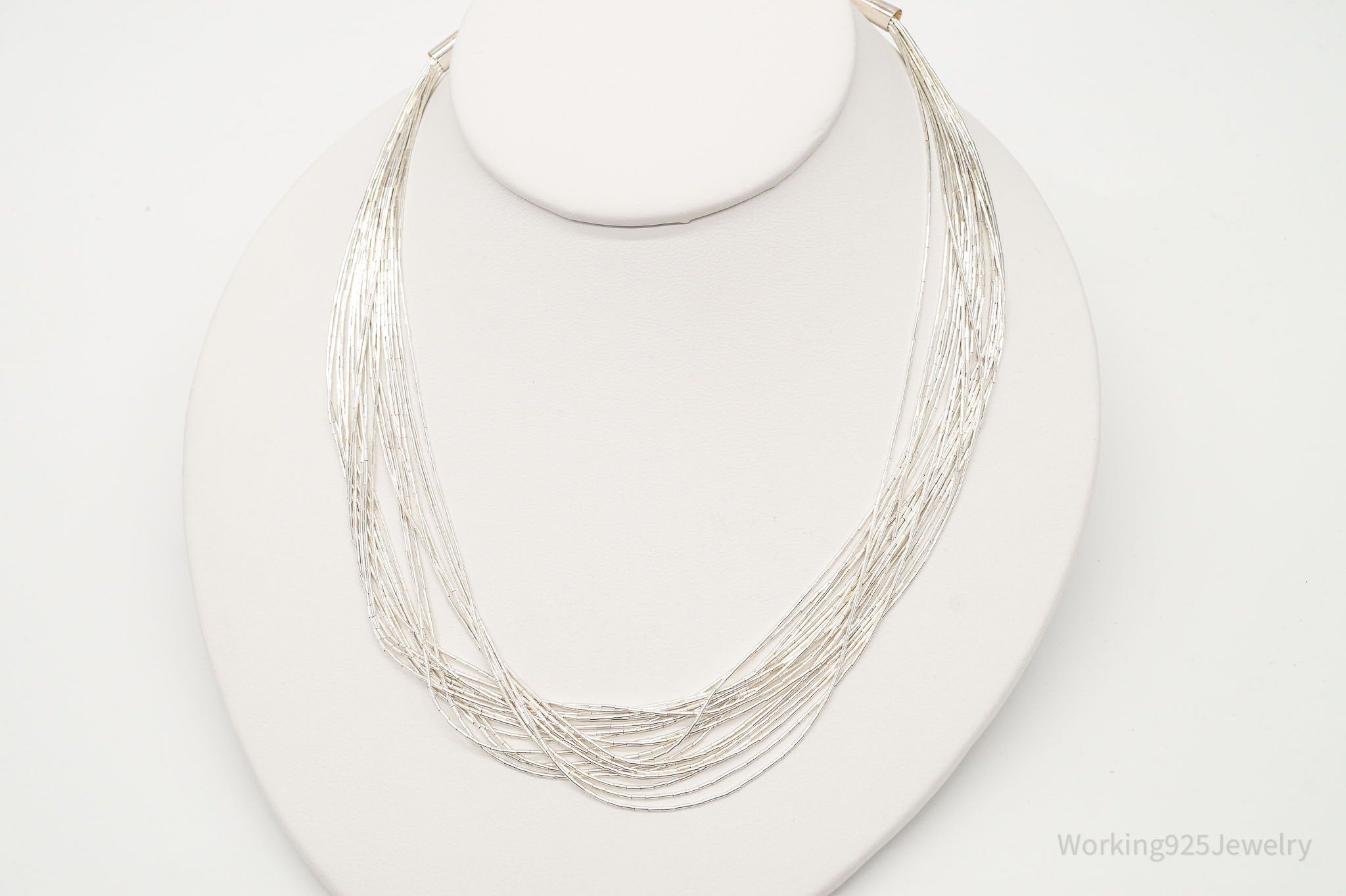 Vintage Native American Sterling Silver Bead Necklace | Jewelry > Necklaces | Wiccan Center