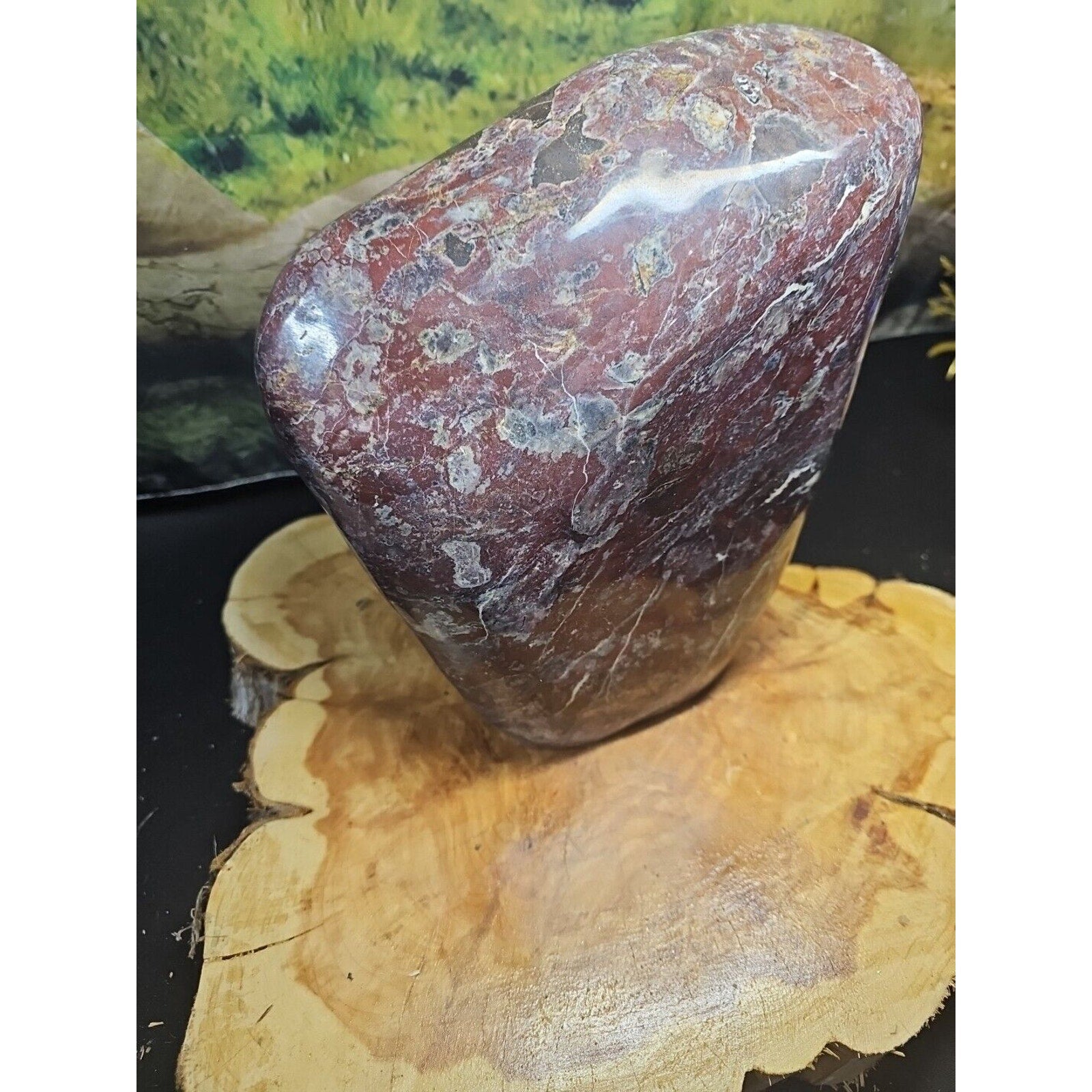 Chicken Blood Stone Quartz Crystal Mineral Specimen — 16.6 lbs, Vitality & Energy Stone | CrystalCloud Company
