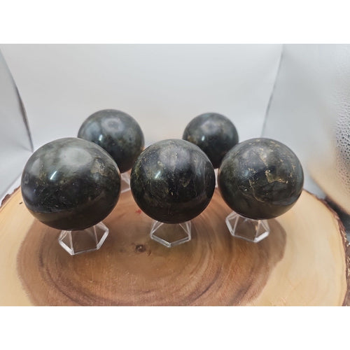 1LB 1Pcs Natural Rainbow Labradorite Crystal Sphere Ball Polished w/stand | Crystal Spheres & Eggs | Wiccan Center
