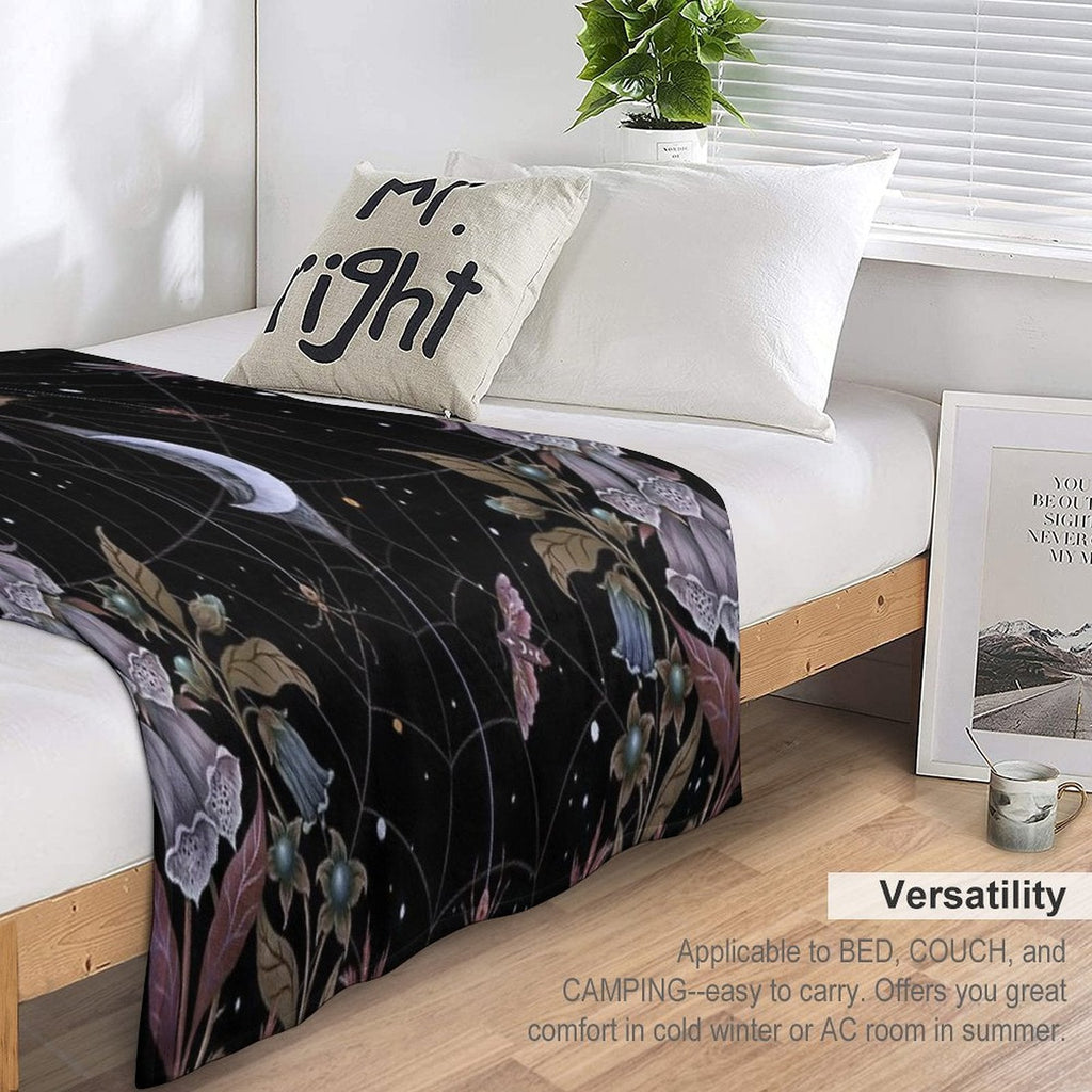 Witch Garden Shrink-resistant Throw Blanket