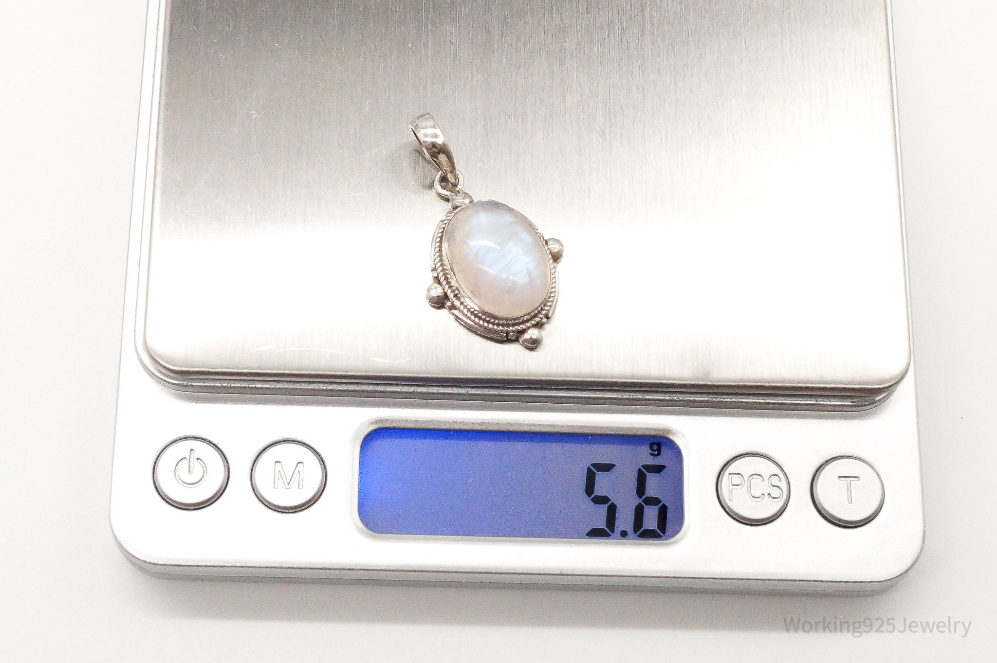 Vintage Moonstone Sterling Silver Southwestern Pendant | Jewelry > Necklaces > Pendants | Wiccan Center