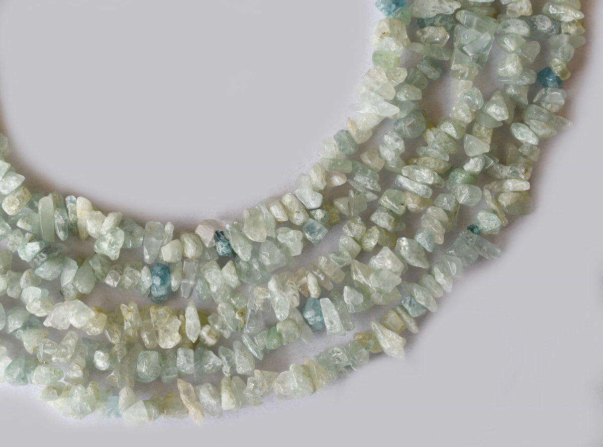 Uncut Raw Amazonite Crystal Chip Beads for Necklace (Alignment Of Chakra and Trust) | | Wiccan Center