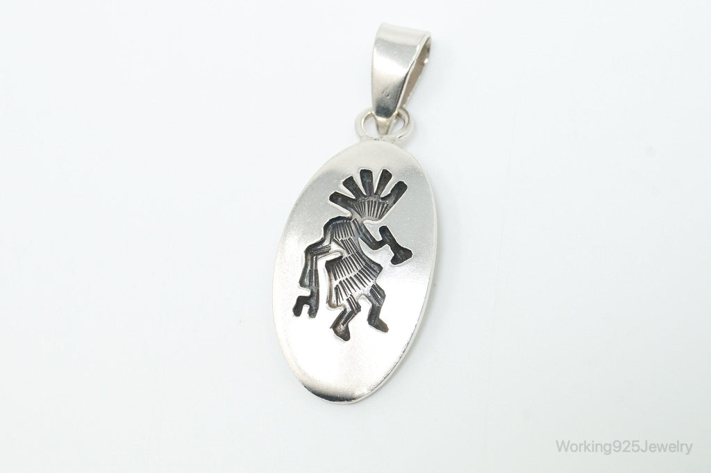 Vintage Mexico Dancing Kokopelli Southwestern Sterling Silver Pendant | Jewelry > Necklaces > Pendants | Wiccan Center