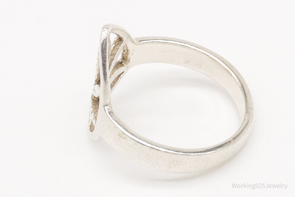 Vintage Medical Marijuana Pot Plant Weed Sterling Silver Ring - Size 5.5 | Jewelry > Rings | Wiccan Center