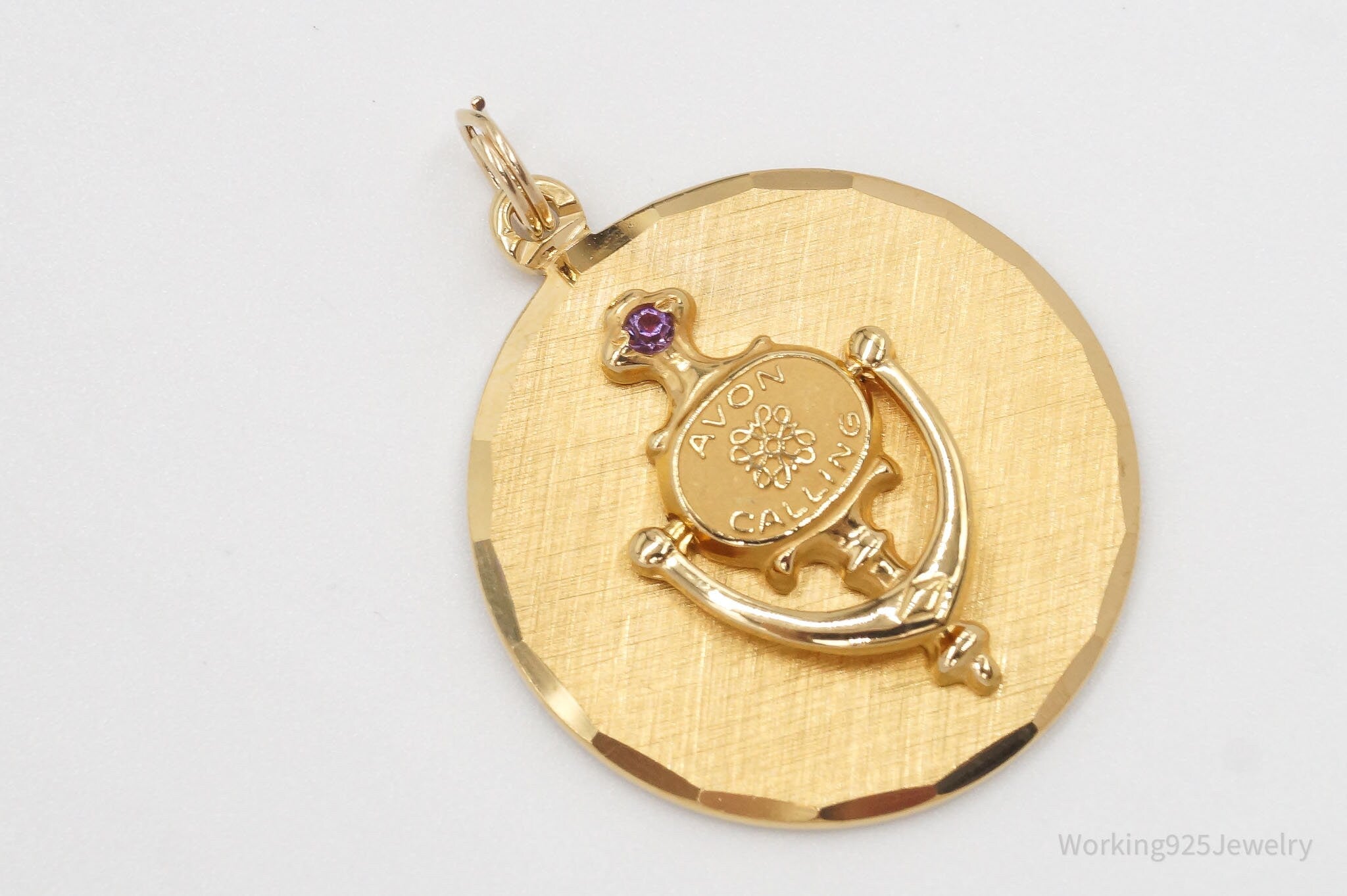 Rare Vintage Avon Presidents Club 10K Gold Filled Door Knocker Pendant | Jewelry > Necklaces > Pendants | Wiccan Center