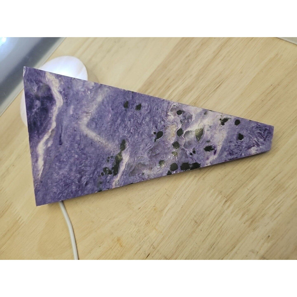 Rare Purple Charoite Crystal Slices — 300g from Russia | CrystalCloud Company | Mineral Specimens | Wiccan Center